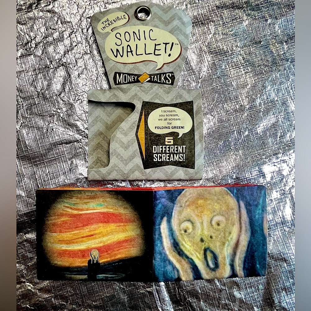 The Scream Wallet! Edward Munch art, by Unemployed Philosopher’s Guild